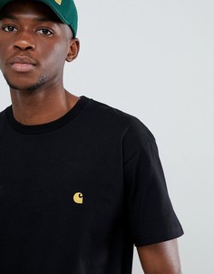 Черная футболка Carhartt WIP-Серый