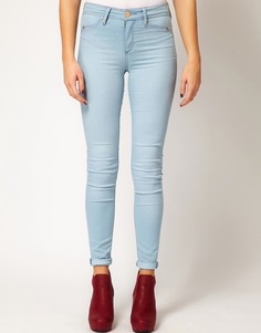 Джеггинсы из светлого денима River&nbspIsland Molly-Синий