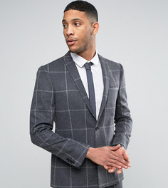 Приталенный пиджак с ровным низом Noak-Серый