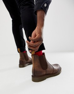 Коричневые ботинки челси Dr.Martens 2976-Коричневый