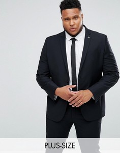 Черный приталенный пиджак Farah