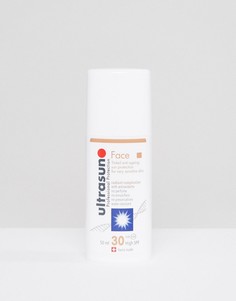 Солнцезащитное средство для лица SPF 30 с антивозрастным эффектом и пигментом для очень чувствительной кожи Ultrasun – 50 мл-Бесцветный