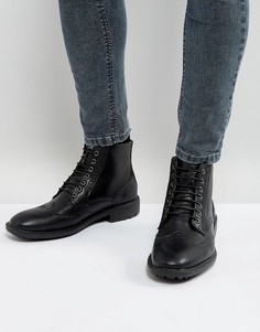 Черные ботинки-броги Brave Soul-Черный