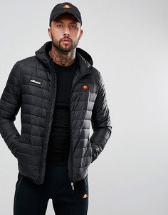 Черная дутая куртка ellesse Lombardy-Черный цвет