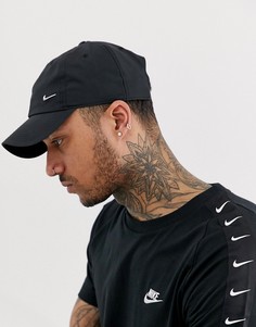 Черная кепка с металлическим логотипом в виде галочки Nike 943092-943092-Черный