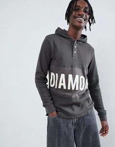 Худи с утепленной отделкой Diamond Supply-Коричневый