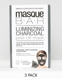 Набор из трех отшелушивающих масок с углем MasqueBAR-Бесцветный