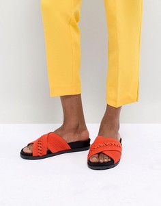 Красные шлепанцы на платформе Call It Spring Nydeladda-Красный