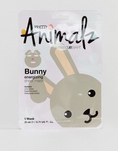 Листовая маска для лица Pretty Animalz - Кролик-Бесцветный Masque Bar