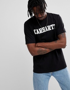 Черная футболка Carhartt WIP College-Черный