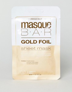 Золотистая маска-салфетка с успокаивающим эффектом MasqueBAR-Бесцветный