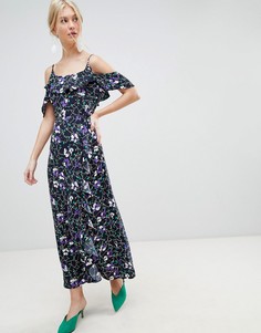 Платье макси с принтом Vero Moda-Многоцветный