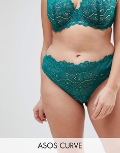 Стринги из цветочного кружева ASOS CURVE Amelia-Мульти