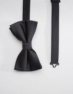 Черный галстук-бабочка ASOS DESIGN wedding