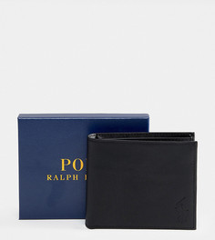 Черный кожаный бумажник Polo Ralph Lauren эксклюзивно для ASOS