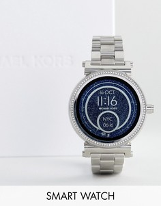 Серебристые смарт-часы Michael Kors Access MKT5020 Sofie-Серебряный