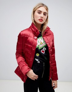 Стеганая куртка Love Moschino-Красный