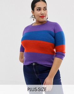 Джемпер колор блок Junarose-Мульти