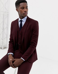 Приталенный пиджак Only & Sons-Красный