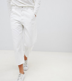 Белые прямые укороченные джинсы Noak-Белый