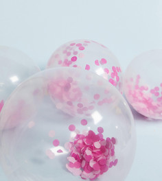 10 воздушных шаров с розовым конфетти Ginger Ray-Мульти
