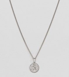 Серебристое ожерелье с подвеской-монетой эксклюзивно от Liars & Lovers-Серебристый
