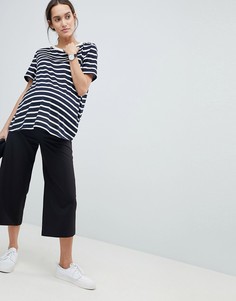 Кюлоты с эластичным поясом ASOS DESIGN Maternity-Черный