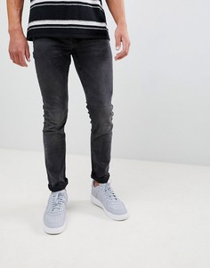 Черные эластичные джинсы слим Only & Sons-Черный цвет