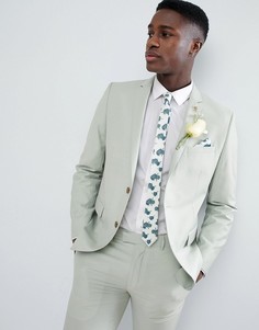 Зеленый облегающий пиджак Farah-Зеленый цвет