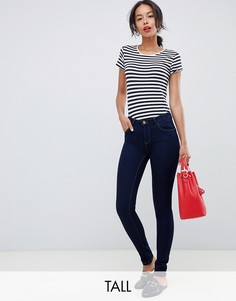 Синие джинсы скинни с эффектом пуш-ап Only Tall-Синий