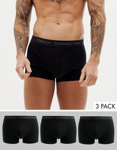 3 пары боксеров French Connection-Черный