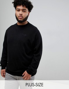 Черный вязаный джемпер с высоким воротом Replika Plus