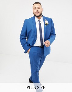 Синий приталенный пиджак Farah Wedding
