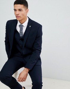 Приталенный пиджак Farah Hampton-Темно-синий