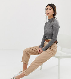 Чиносы ASOS DESIGN Petite-Neutral