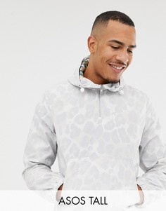 Ветровка в леопардовым принтом ASOS DESIGN Tall-Мульти