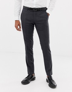 Серые узкие брюки в клетку Esprit-Серый