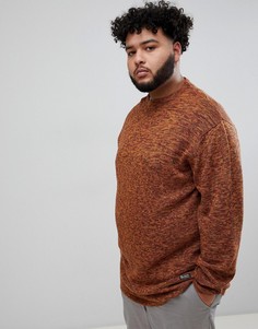 Меланжевый джемпер с круглым вырезом Replika Plus-Мульти