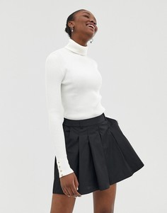 Теннисная юбка-шорты ASOS DESIGN-Черный