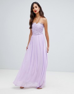 Декорированное платье макси AX Paris-Фиолетовый