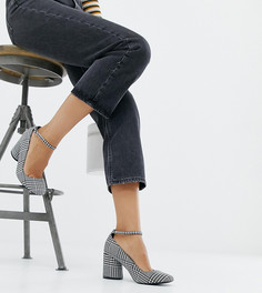 Туфли для широкой стопы на каблуке ASOS DESIGN-Мульти