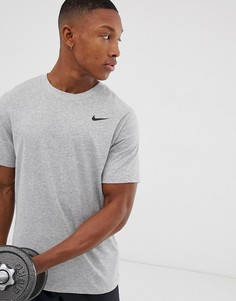 Серая футболка Nike Training Dri-FIT 2.0-Черный