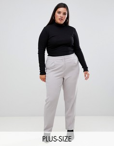 Укороченные строгие брюки Unique 21 Hero-Серый