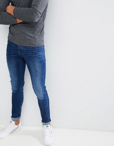 Выбеленные узкие джинсы G-Star BeRaw 3301-Синий