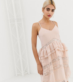 Кружевное платье Glamorous Petite-Розовый