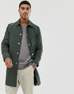 Зеленый водонепроницаемый тренч ASOS DESIGN-Зеленый цвет