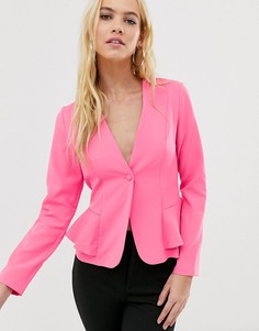 Пиджак в строгом стиле Unique21-Розовый