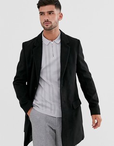Черное пальто New Look-Черный