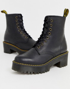 Черные ботильоны на каблуке Dr Martens Shriver Wyoming-Черный цвет
