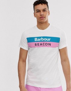 Белая футболка Barbour Beacon - Wray-Розовый